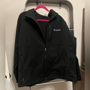 Columbia black zip up size XXL